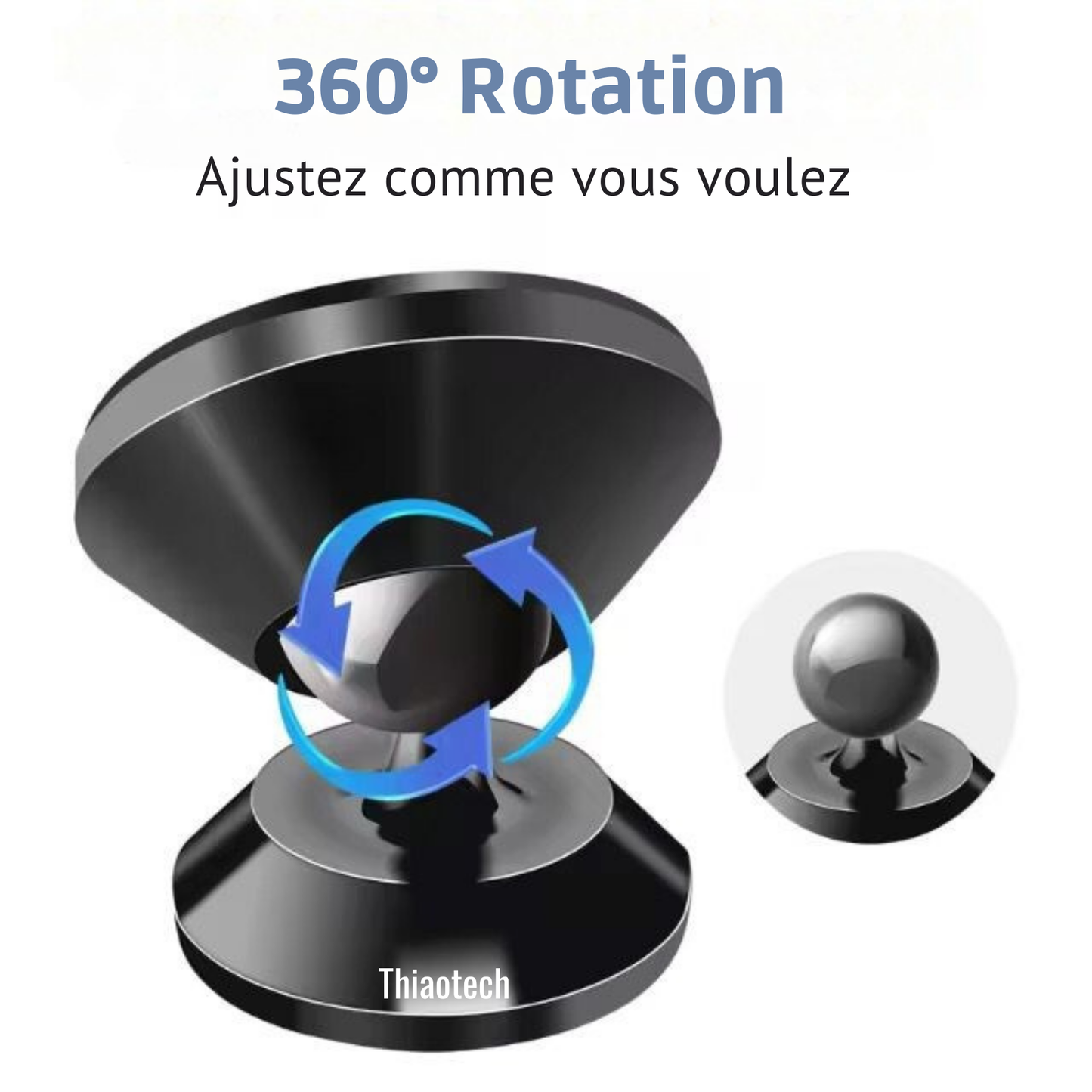 Support Téléphone Voiture Magnétique MagSafe