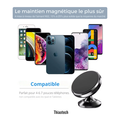Support Téléphone Voiture Magnétique MagSafe