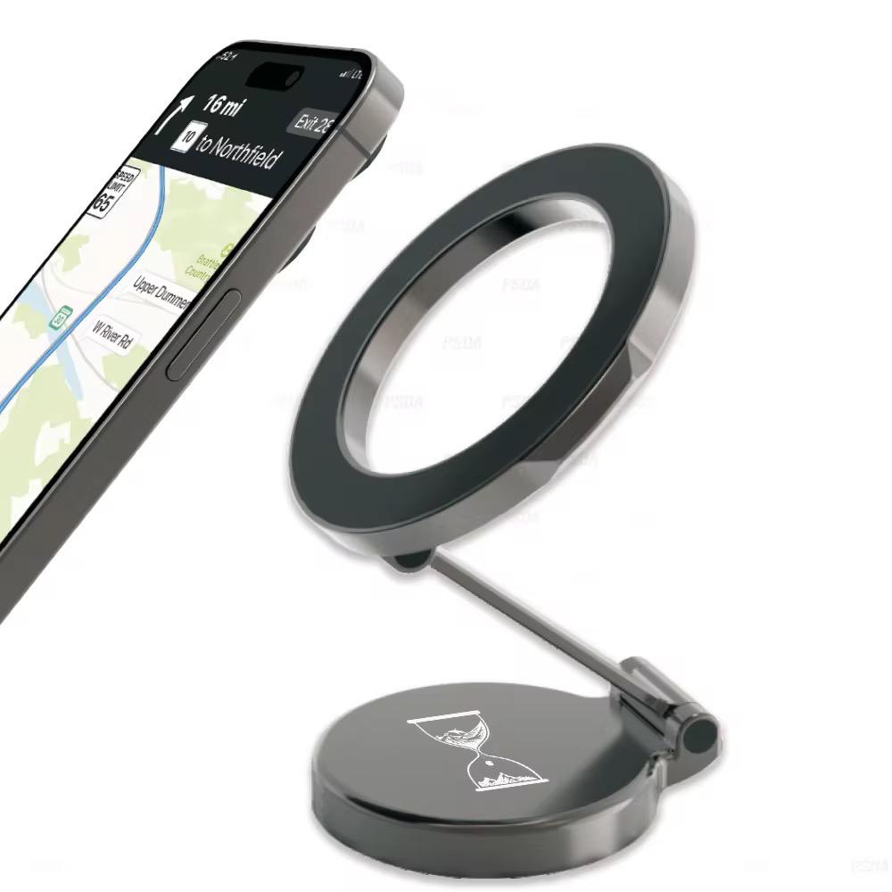 Support Téléphone Voiture Magnétique Pliant 360°