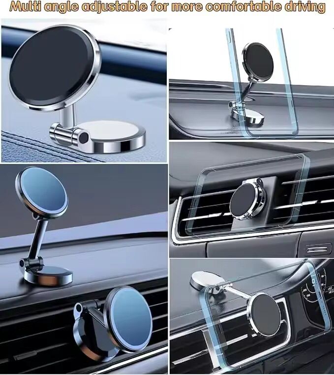 Support Téléphone Voiture Magnétique 360°